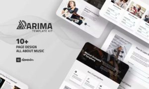 Arima – Musical Symphony Elementor Template Kit