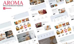 Aroma – Bakery & Cake Elementor Template Kit