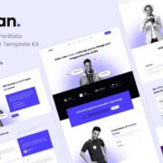 Arran – Personal Portfolio Elementor Template Kit