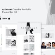 Artistant – Creative Photography Portfolio Elementor Template Kit