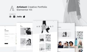 Artistant – Creative Photography Portfolio Elementor Template Kit