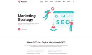 Aseona | SEO Digital Marketing Elementor Template Kit