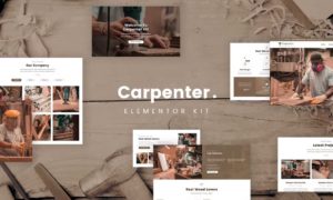 Ash – Carpenter Elementor Template Kit