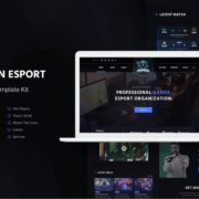 Assasin | eSport & Gaming Elementor Template Kit