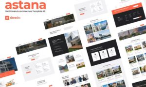 Astana – Real Estate & Architecture Elementor Template Kit