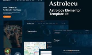 Astroleeu – Astrology & Numerology Elementor Template Kit