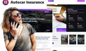 Asurance – Car Auto Insurance & Protection Services Elementor Template Kit