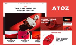 AtoZ – Blog & Magazine Elementor Template Kit