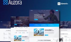 Auzora – Drone Aerial Photography Elementor Template Kit