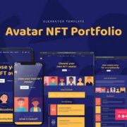 Avatar – NFT Portfolio Elementor Template Kit
