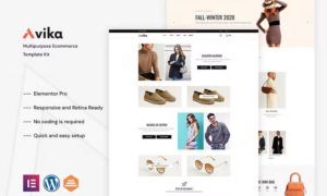 Avika – Multipurpose eCommerce Elementor Pro Template Kit