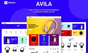 Avila – Electronic WooCommerce Elementor Template Kit