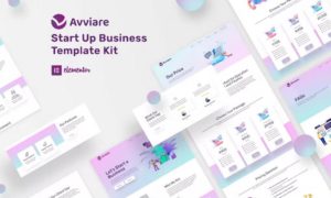 Avviare Start Up Business Elementor Template Kit