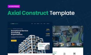 Axial – Construction Company Elementor Template Kit