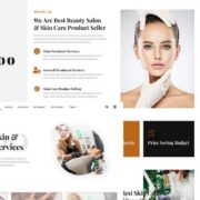Ayoo – Beauty Salon Services Elementor Template Kits