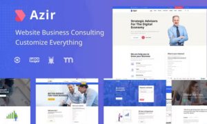 Azir | Finance Consulting Elementor Template Kit