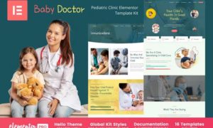 Baby Doctor – Pediatric Clinic Elementor Template Kit