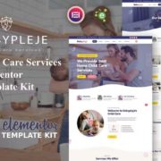 Babypleje – Baby Care Services Elementor Template Kit