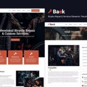 Baek – Bicycle Repair & Service Elementor Template Kit