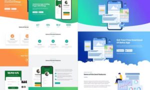 Baha – Apps Landing Elementor Template Kit