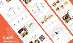 Bakekit – Food and Cake Elementor Template