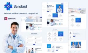 Bandaid – Health & Medical Elementor Template Kit