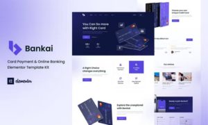 Bankai – Card Payment & Online Banking Elementor Template Kit