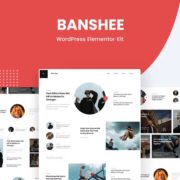 Banshee – News & Magazine WordPress Elementor Template Kit