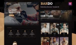 Bardo – Gentleman Barbershop Elementor Template Kit