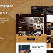 Baristar – Barista Courses & Training Elementor Template Kit