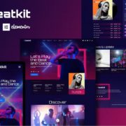 BeatKit – Music Events Elementor Template Kit
