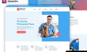 Beetrix – Pet Clinic & Hospital Elementor Template Kit