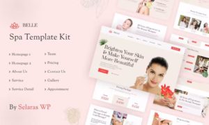 Belle – Spa Massage & Wellness Elementor Template Kit