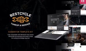 Bestcycle | Bicycle Repair & Service Elementor Template Kit