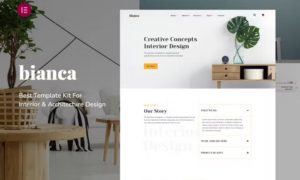 Bianca – Architecture Agency & Interior Design Elementor Template Kit