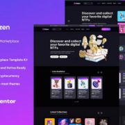 Bidzen – NFT Sales Elementor Template Kit