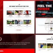 Bikeo – Cycling Club Elementor Template Kit