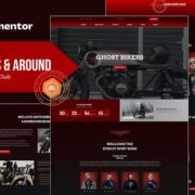 Bikers & Around – Motorcycle Club Elementor Template Kit