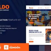 Bildo – Construction Elementor Template Kit