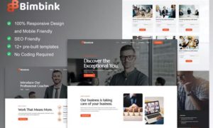 Bimbink – Business Coach & Consulting Elementor Template Kit