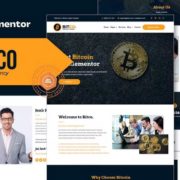 Bitco – Bitcoin & Cryptocurrency Elementor Template Kit