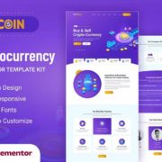 BitzCoin – Crypto Exchange Elementor Template Kit
