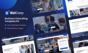 BiziCorp – Business Consulting Elementor Template Kit