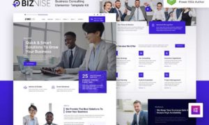 Biznise – Business Consulting Elementor Template Kit