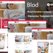Blod – Blood Drive & Donation Campaigns Elementor Template Kit