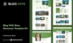 Blog Hive – Personal Blog Elementor Template Kit