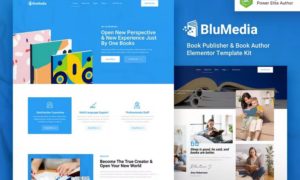 BluMedia – Book Publisher & Book Author Elementor Template Kit