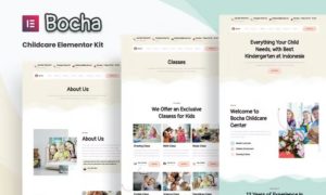 Bocha – Childcare Elementor Template Kit