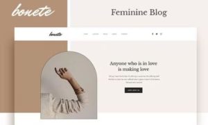 Bonete – Feminine Blog Elementor Template Kit