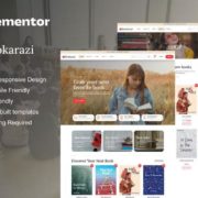 Bookarazi – Author & Publisher Elementor Template Kit